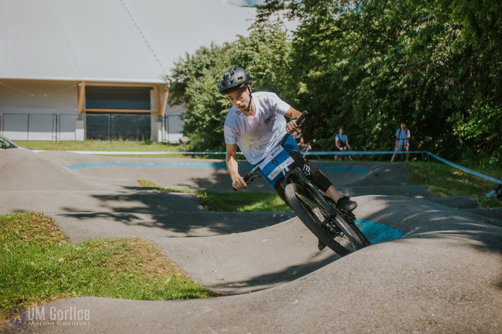 Zawody rowerowe na gorlickim pumptracku