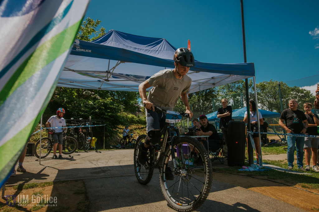 Zawody rowerowe na gorlickim pumptracku