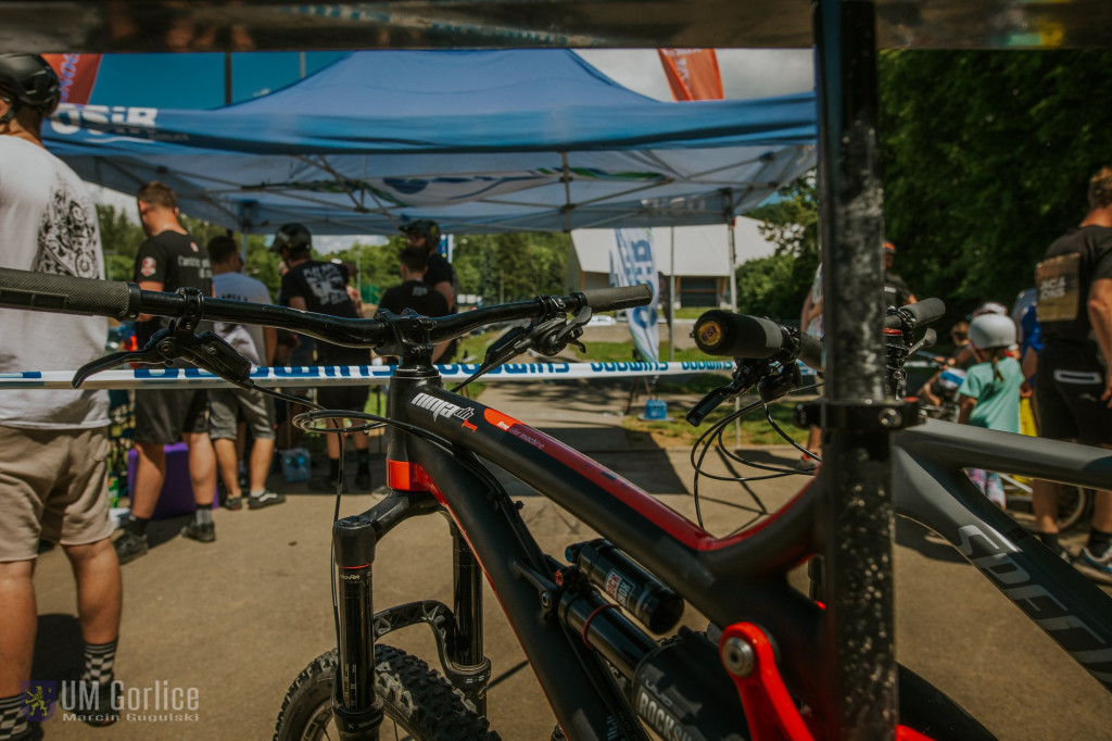 Zawody rowerowe na gorlickim pumptracku