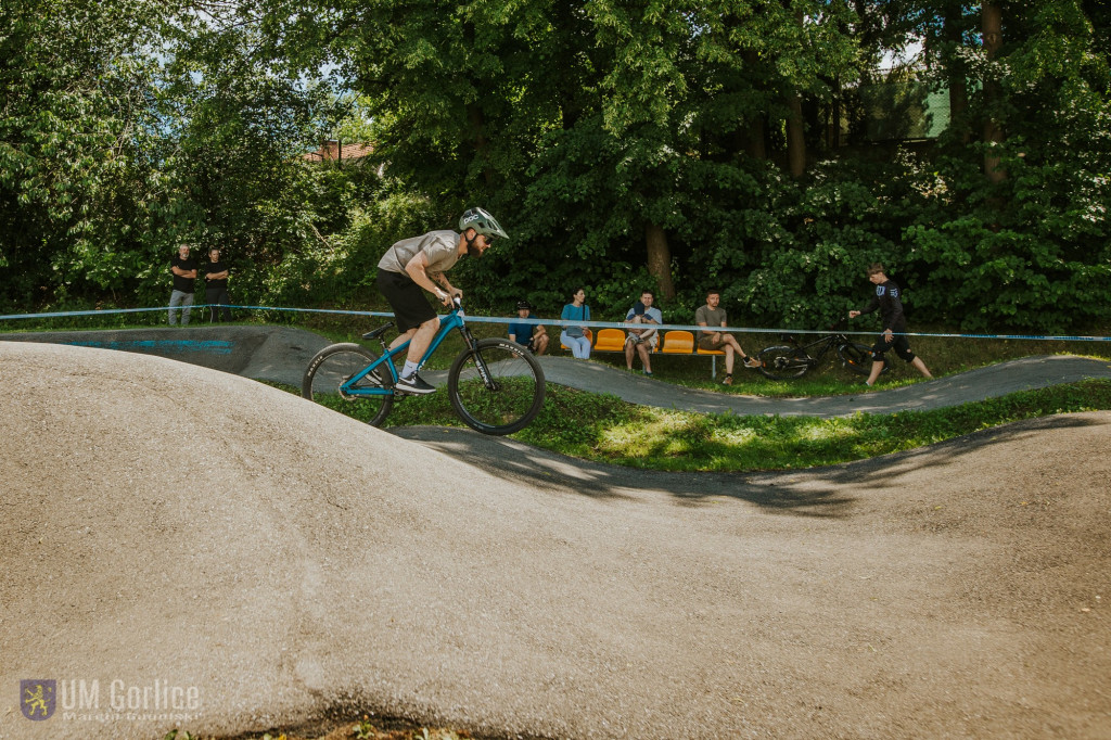 Zawody rowerowe na gorlickim pumptracku