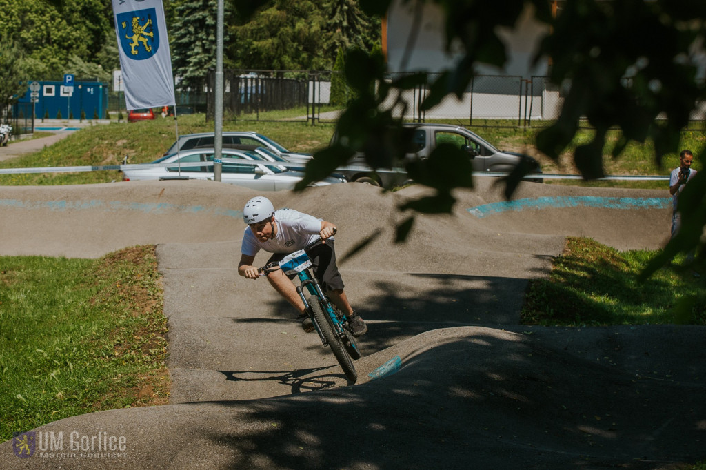 Zawody rowerowe na gorlickim pumptracku
