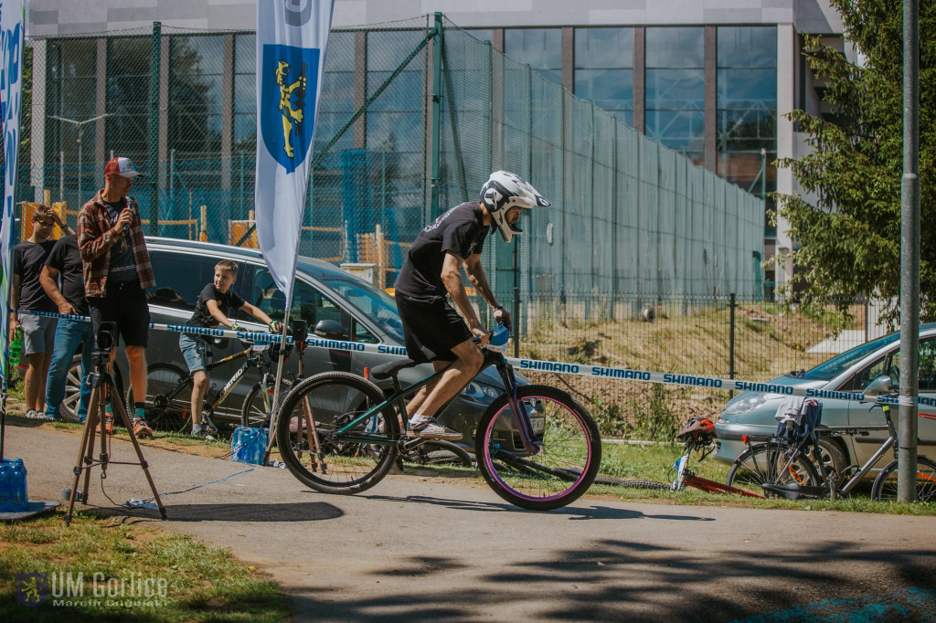 Zawody rowerowe na gorlickim pumptracku