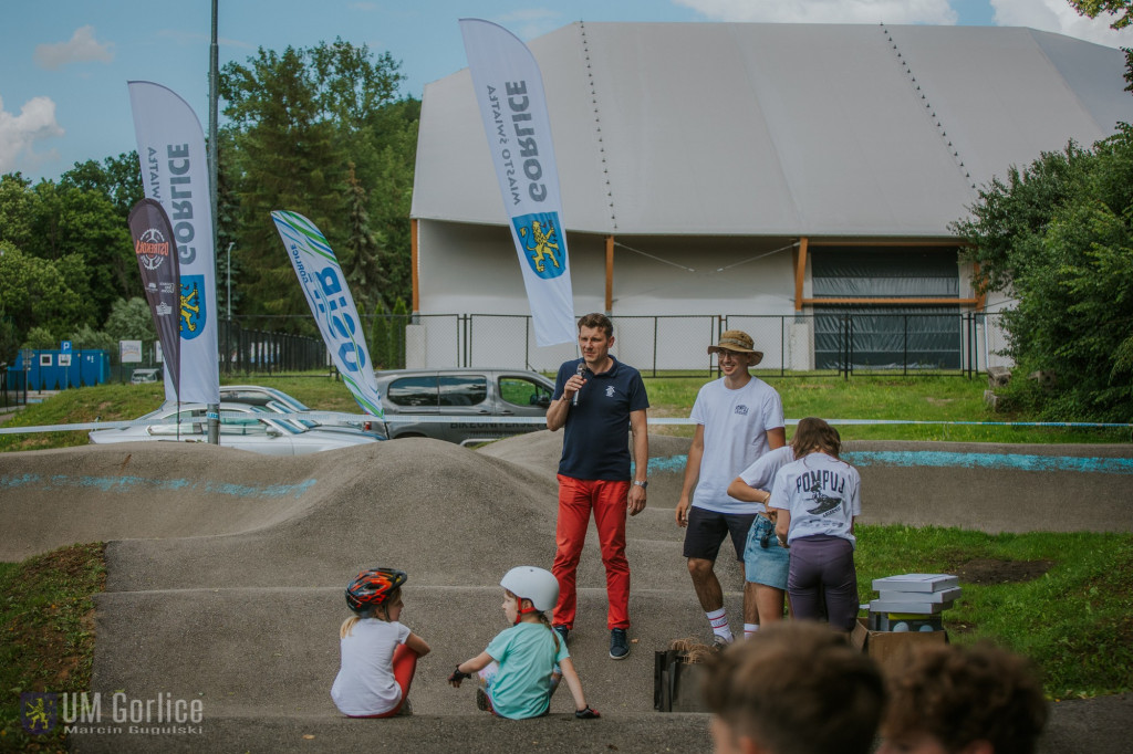 Zawody rowerowe na gorlickim pumptracku