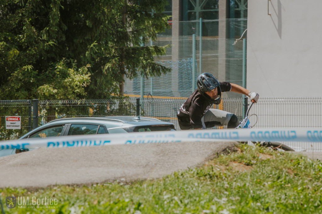 Zawody rowerowe na gorlickim pumptracku
