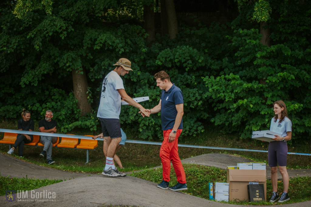Zawody rowerowe na gorlickim pumptracku