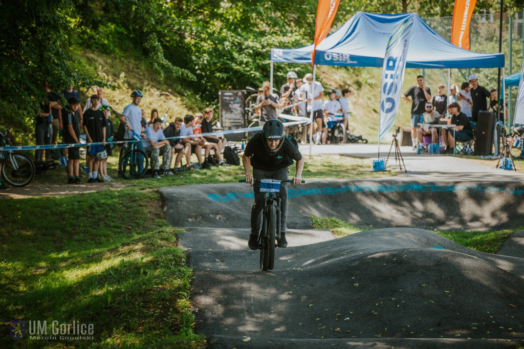 Zawody rowerowe na gorlickim pumptracku