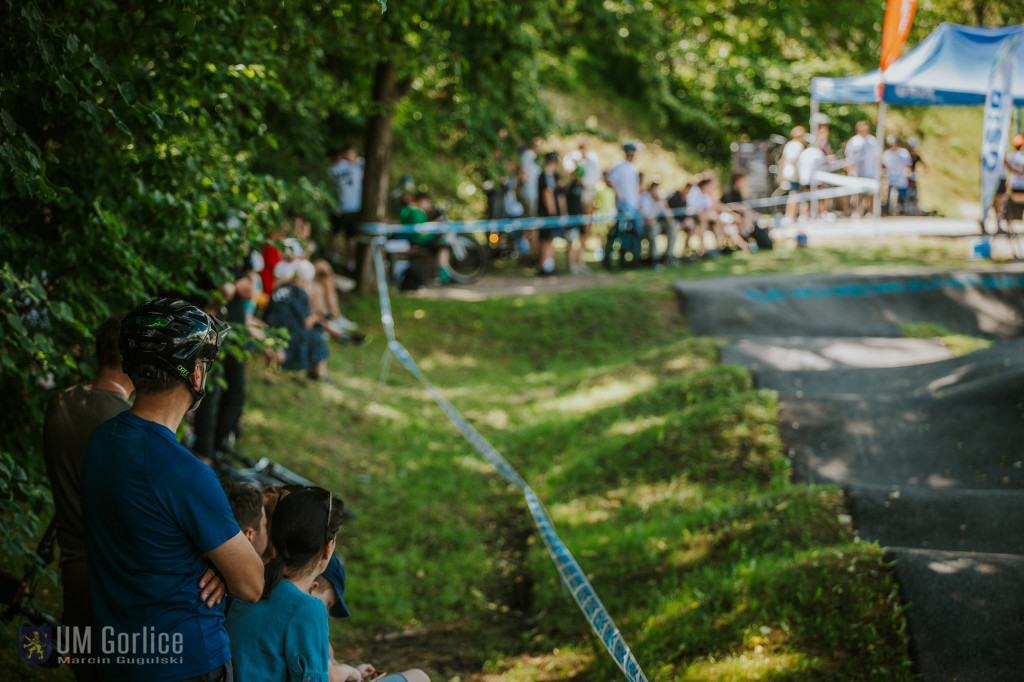 Zawody rowerowe na gorlickim pumptracku