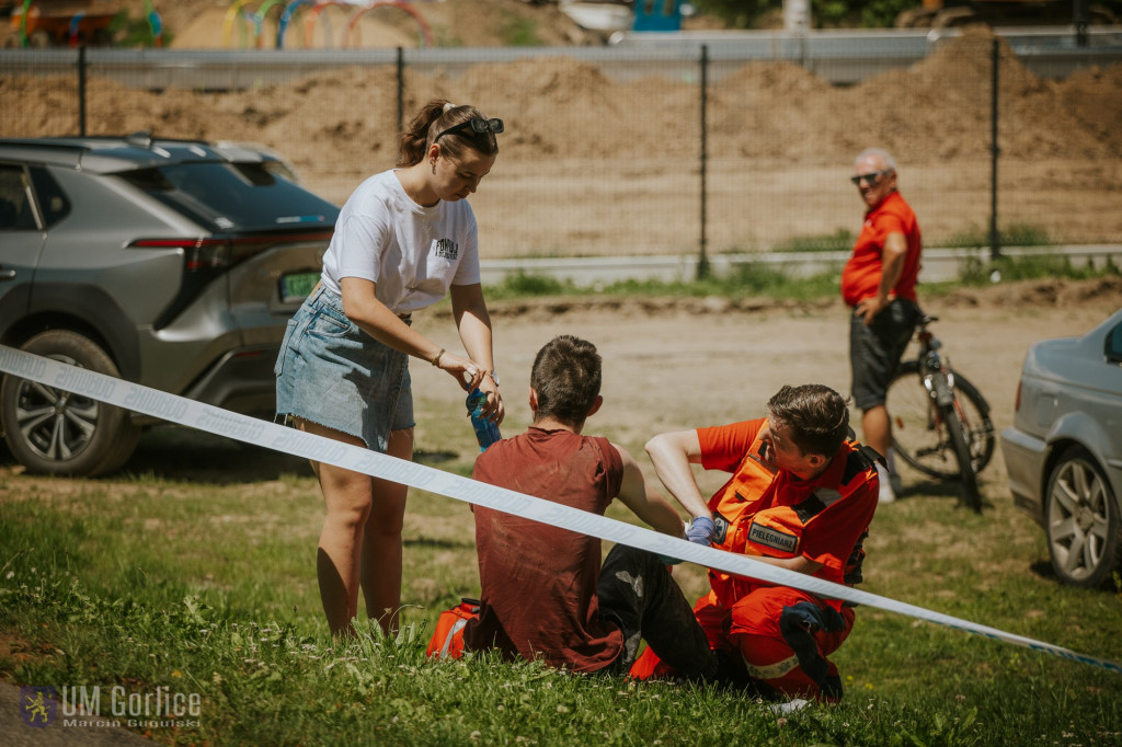 Zawody rowerowe na gorlickim pumptracku