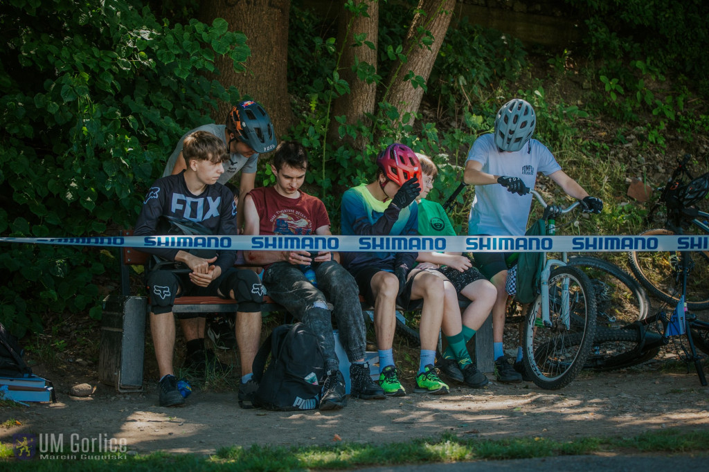 Zawody rowerowe na gorlickim pumptracku