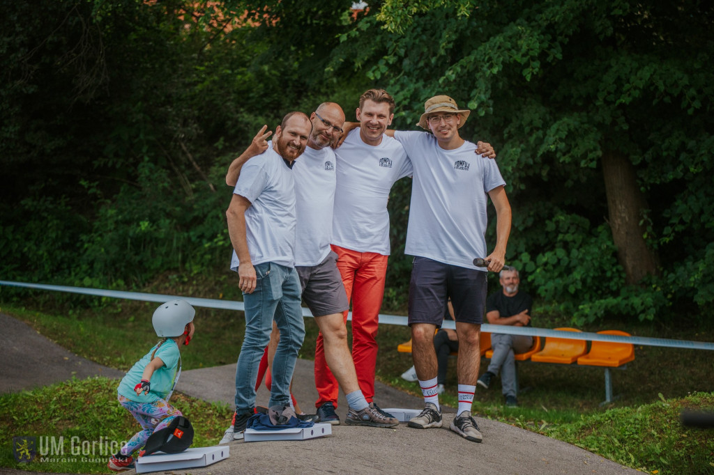 Zawody rowerowe na gorlickim pumptracku