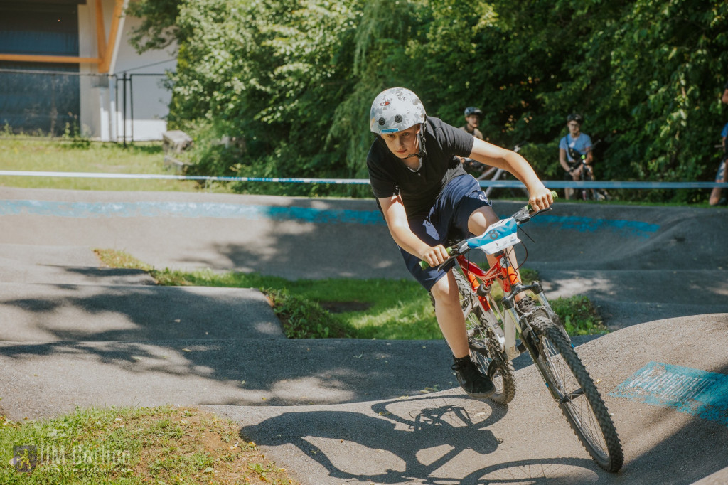 Zawody rowerowe na gorlickim pumptracku