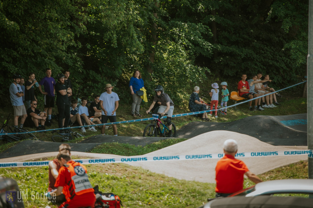 Zawody rowerowe na gorlickim pumptracku