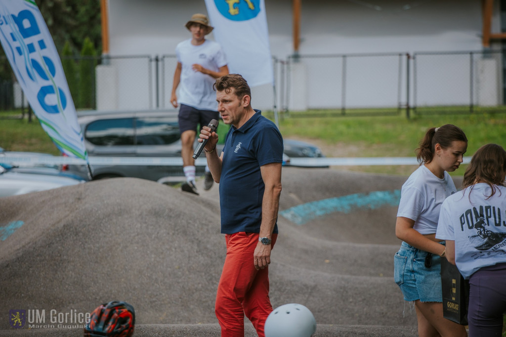 Zawody rowerowe na gorlickim pumptracku