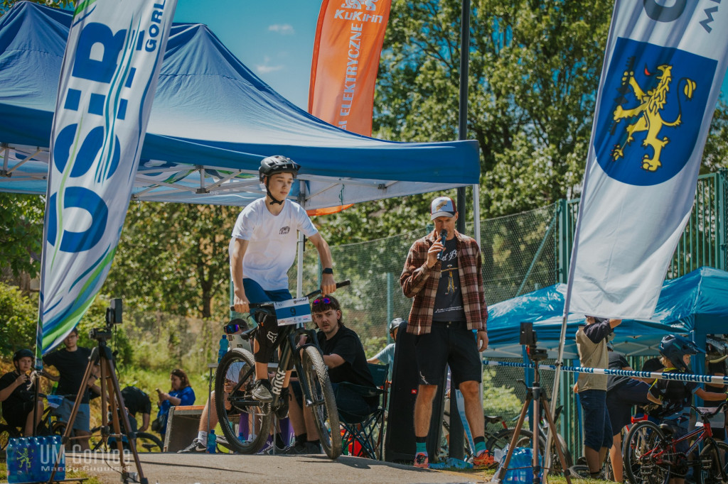 Zawody rowerowe na gorlickim pumptracku
