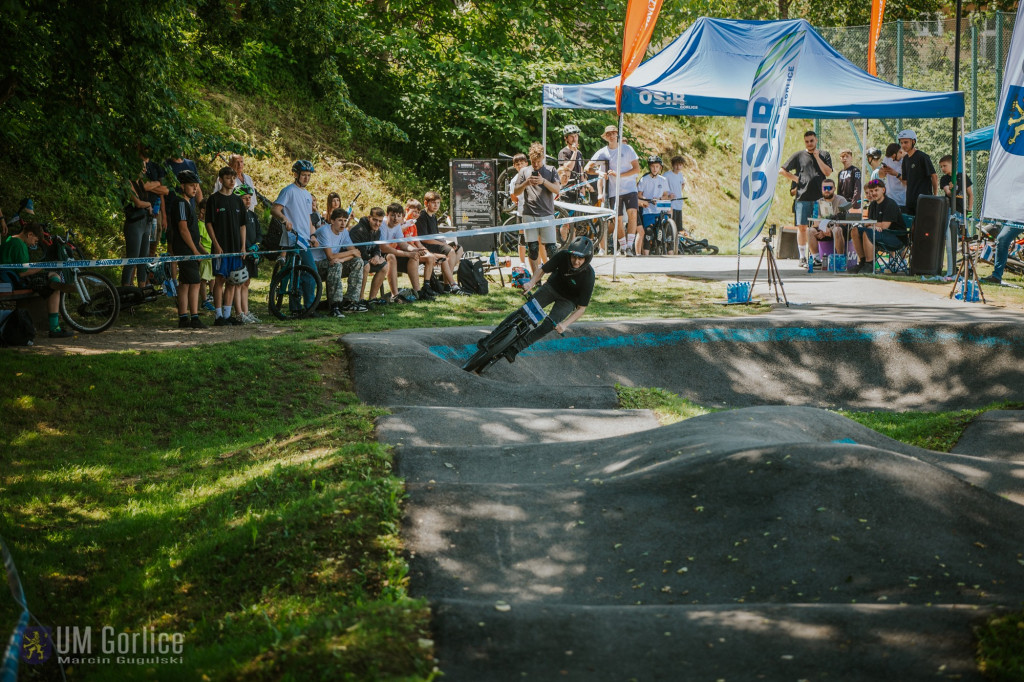 Zawody rowerowe na gorlickim pumptracku