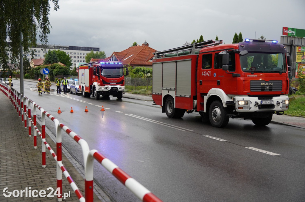 Zderzenie motocykla z osobówką na ul. Węgierskiej (04.06.)