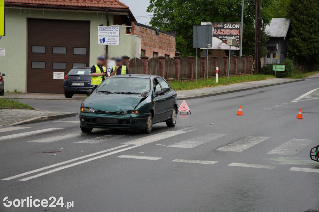Zderzenie motocykla z osobówką na ul. Węgierskiej (04.06.)