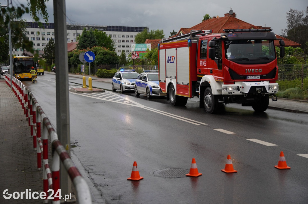 Zderzenie motocykla z osobówką na ul. Węgierskiej (04.06.)