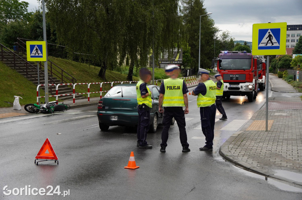Zderzenie motocykla z osobówką na ul. Węgierskiej (04.06.)