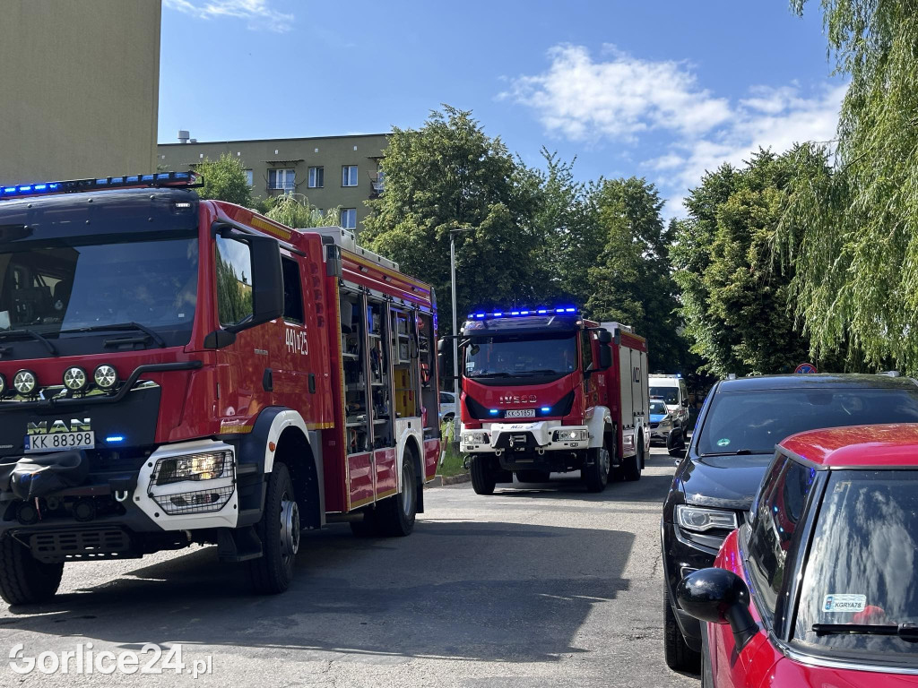 Akcja służb na ul. Słonecznej