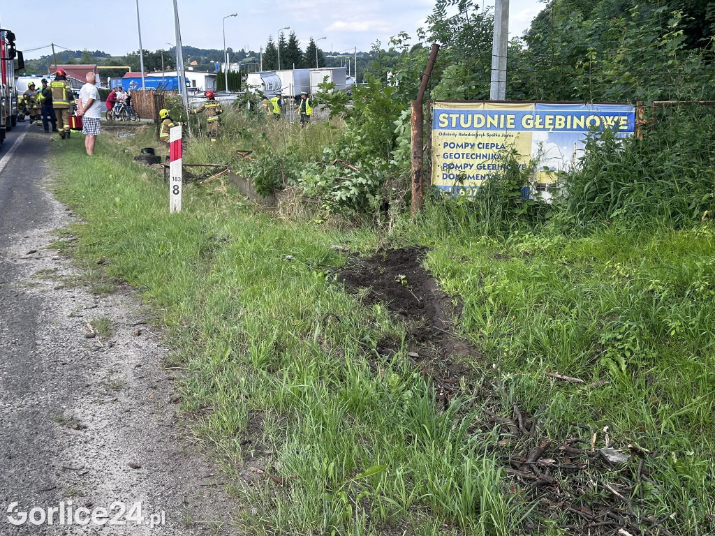 Wypadek na DK28 w Libuszy (08.06.)