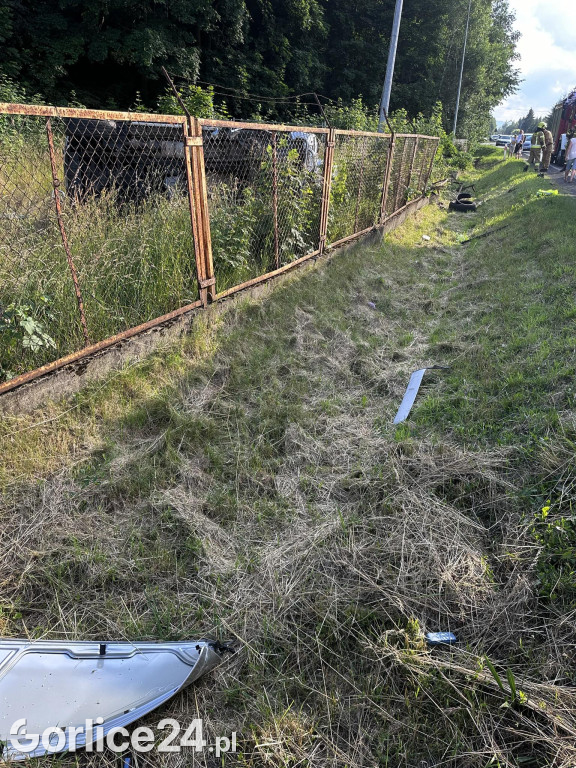 Wypadek na DK28 w Libuszy (08.06.)