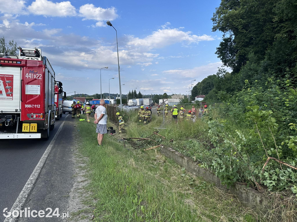 Wypadek na DK28 w Libuszy (08.06.)