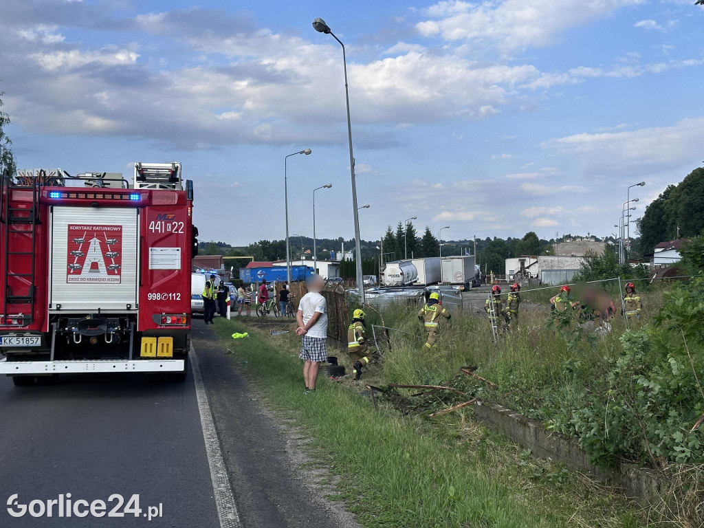Wypadek na DK28 w Libuszy (08.06.)