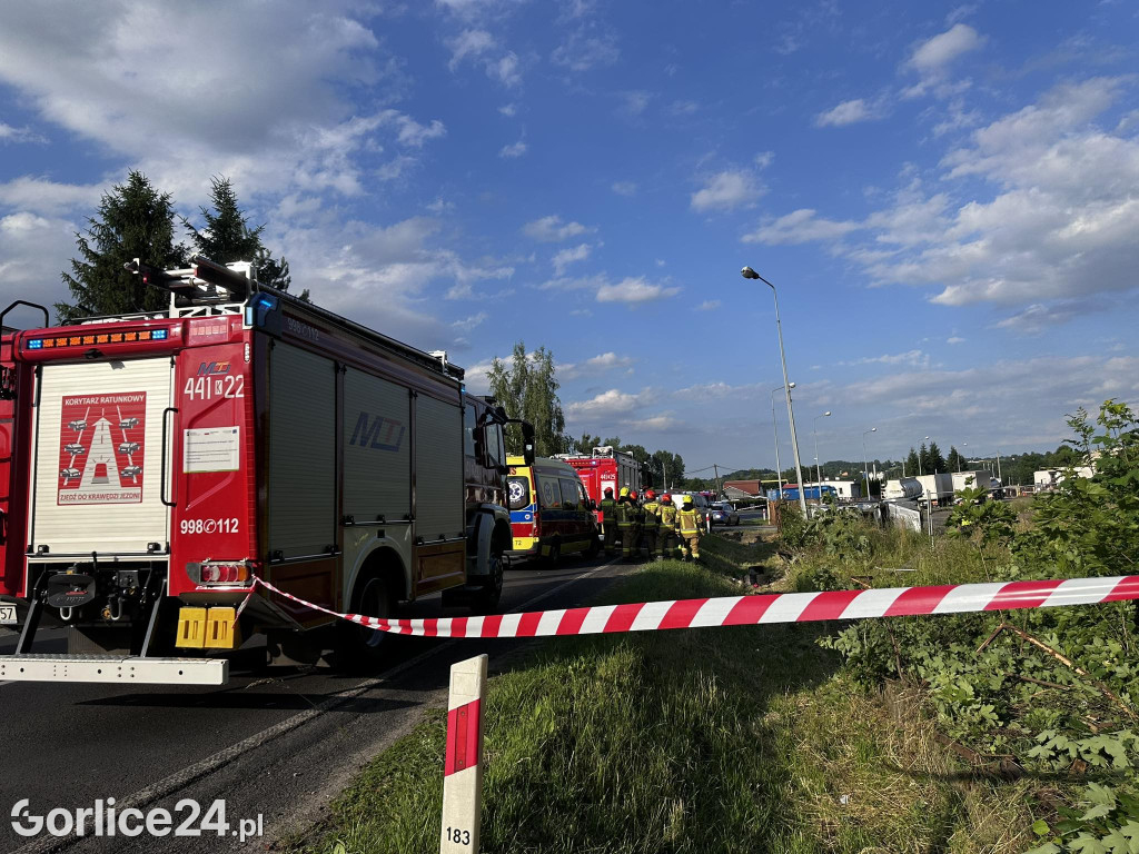 Wypadek na DK28 w Libuszy (08.06.)