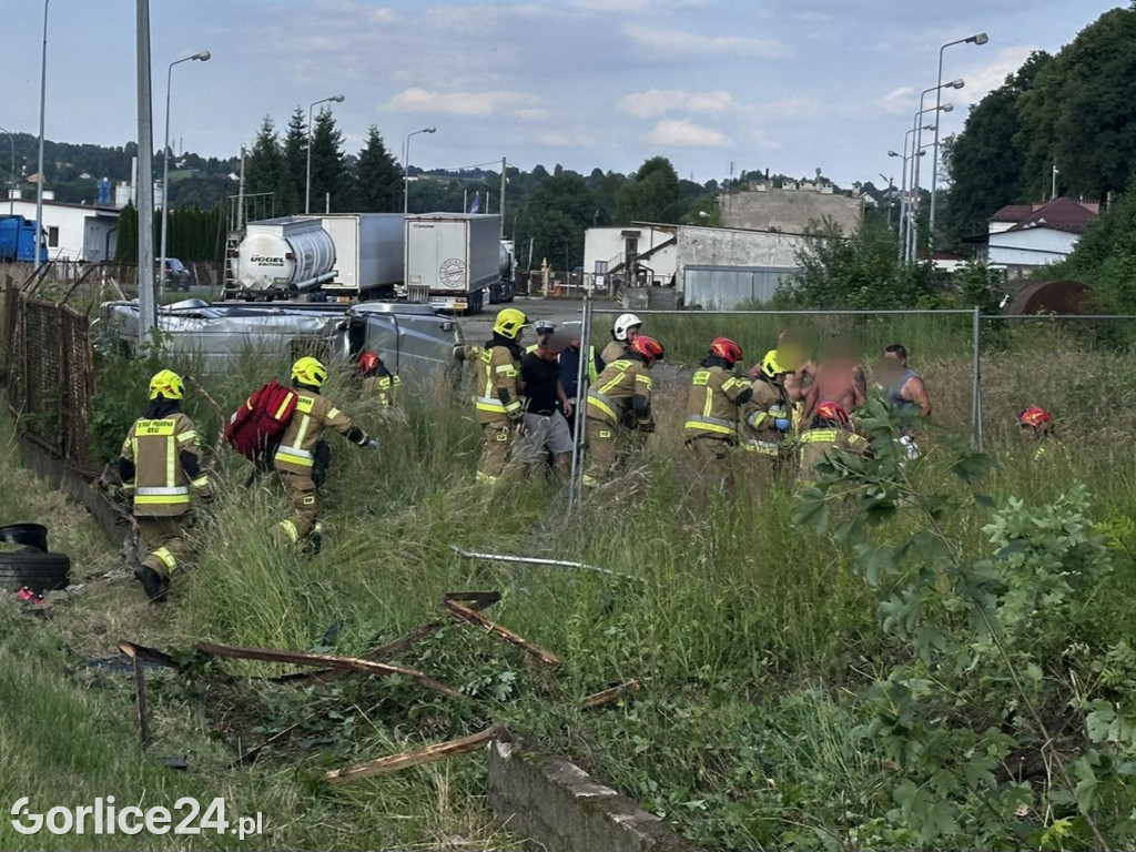 Wypadek na DK28 w Libuszy (08.06.)
