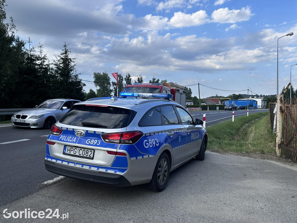 Wypadek na DK28 w Libuszy (08.06.)