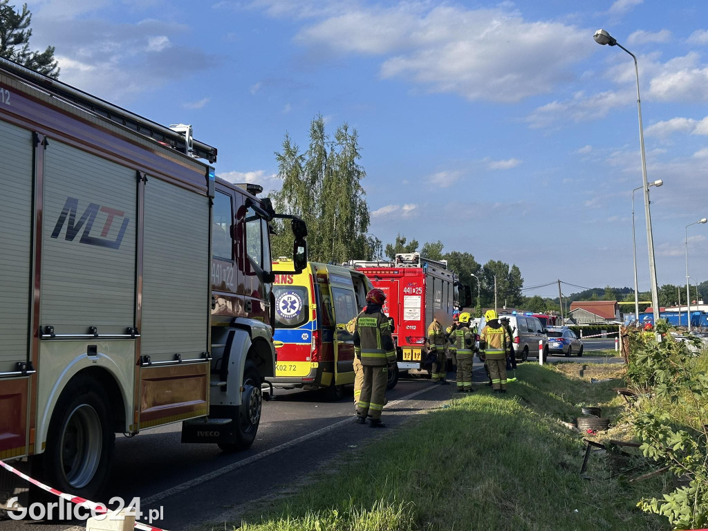 Wypadek na DK28 w Libuszy (08.06.)