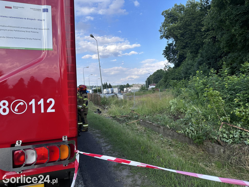 Wypadek na DK28 w Libuszy (08.06.)