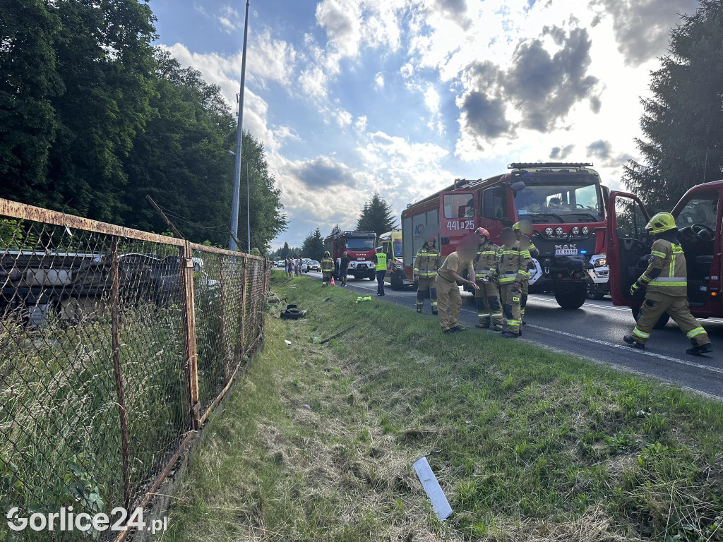 Wypadek na DK28 w Libuszy (08.06.)