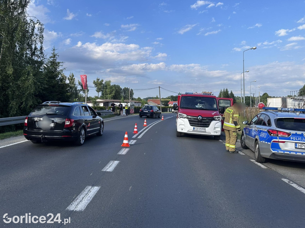 Wypadek na DK28 w Libuszy (08.06.)