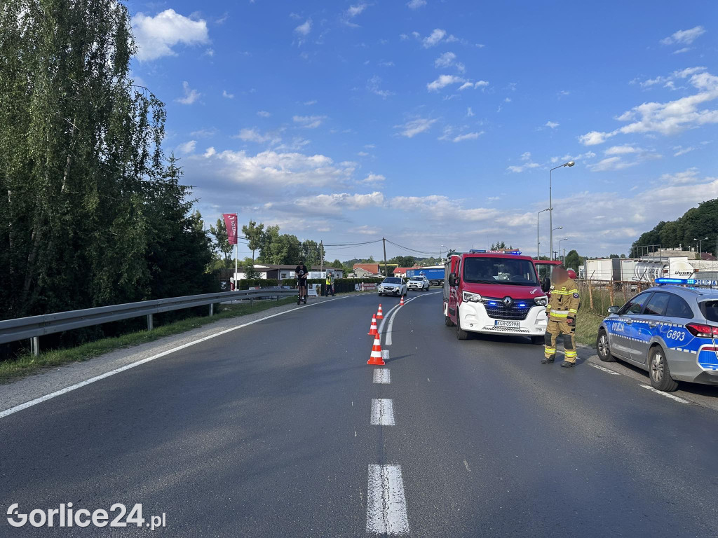 Wypadek na DK28 w Libuszy (08.06.)