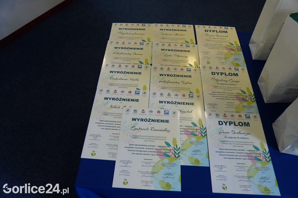 Podsumowanie konkursu plastycznego w KPP Golice
