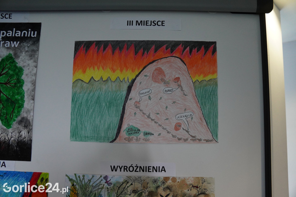 Podsumowanie konkursu plastycznego w KPP Golice