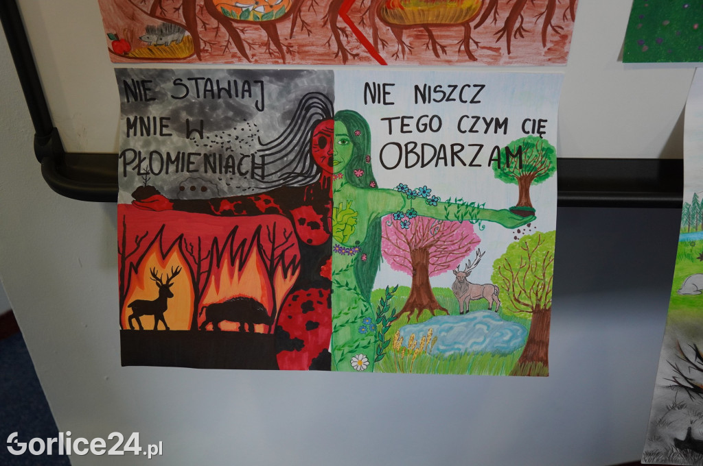 Podsumowanie konkursu plastycznego w KPP Golice