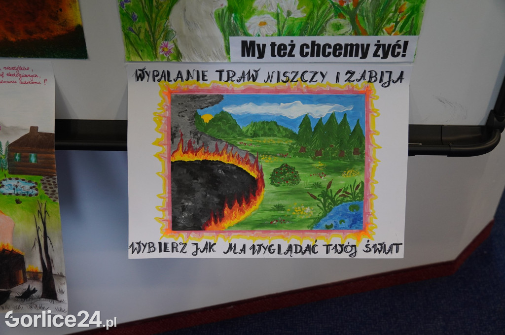 Podsumowanie konkursu plastycznego w KPP Golice