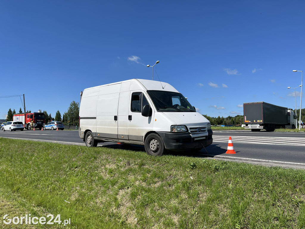 Kolizja na gorlickiej obwodnicy (17.06.)