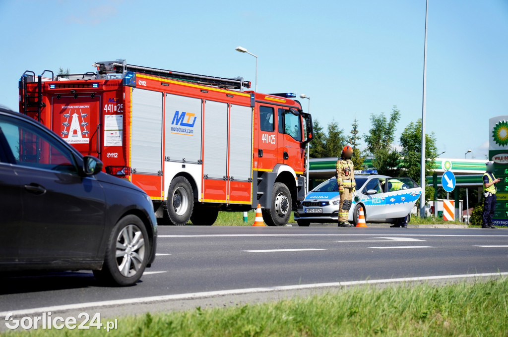 Kolizja na gorlickiej obwodnicy (17.06.)