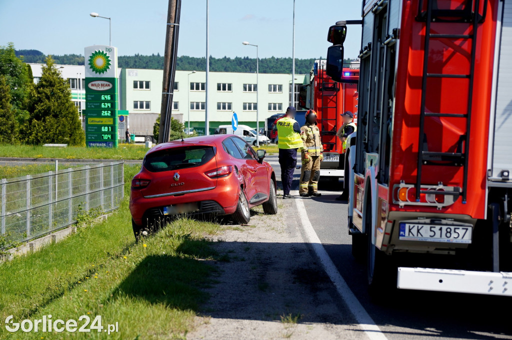 Kolizja na gorlickiej obwodnicy (17.06.)