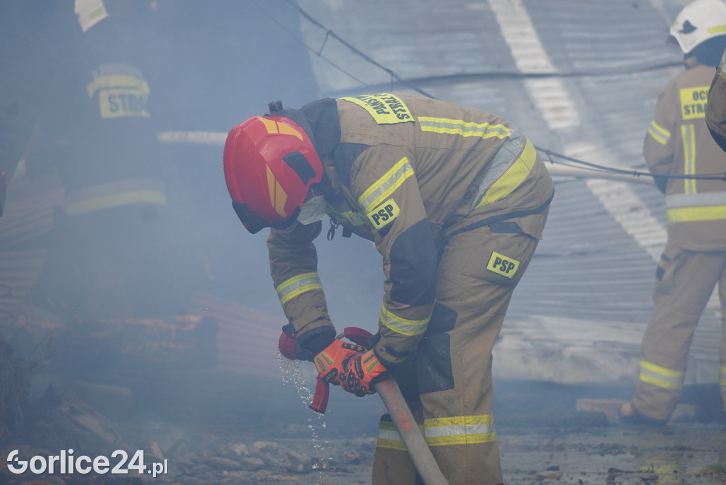 Pożar stodoły w Kobylance (30.06.)