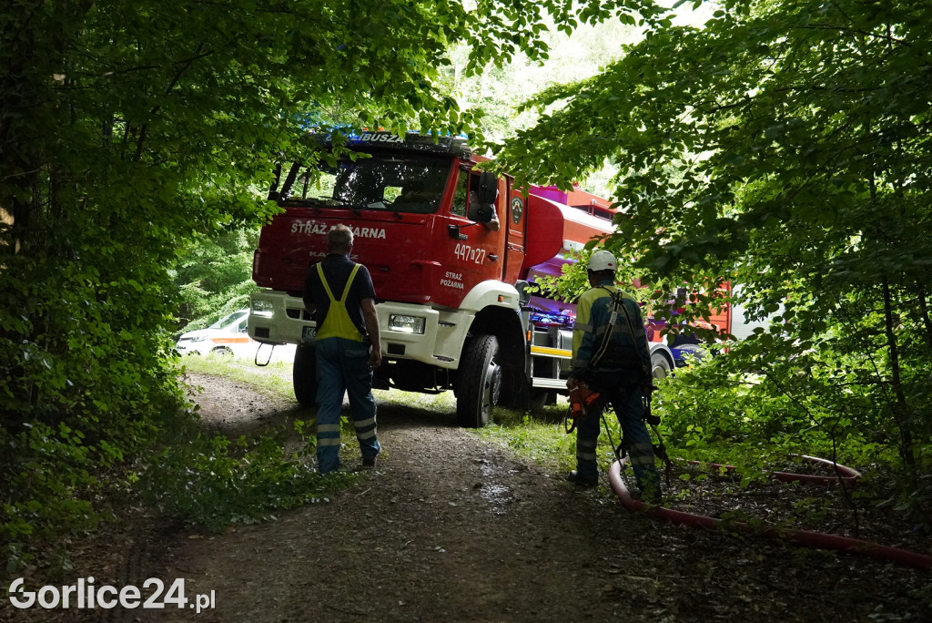 Pożar stodoły w Kobylance (30.06.)