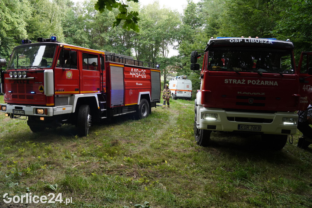 Pożar stodoły w Kobylance (30.06.)