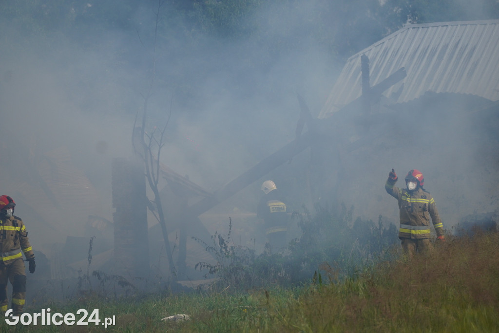 Pożar stodoły w Kobylance (30.06.)