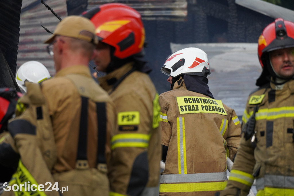 Pożar stodoły w Kobylance (30.06.)