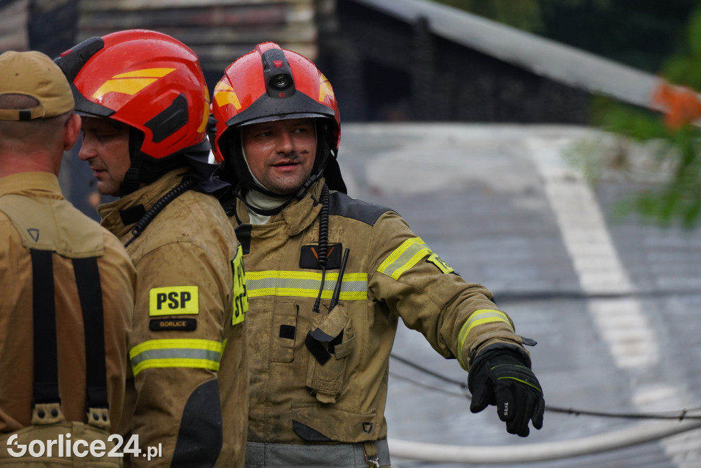 Pożar stodoły w Kobylance (30.06.)