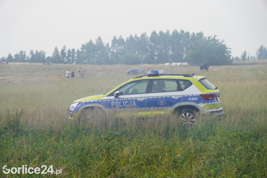 Pożar stodoły w Kobylance (30.06.)